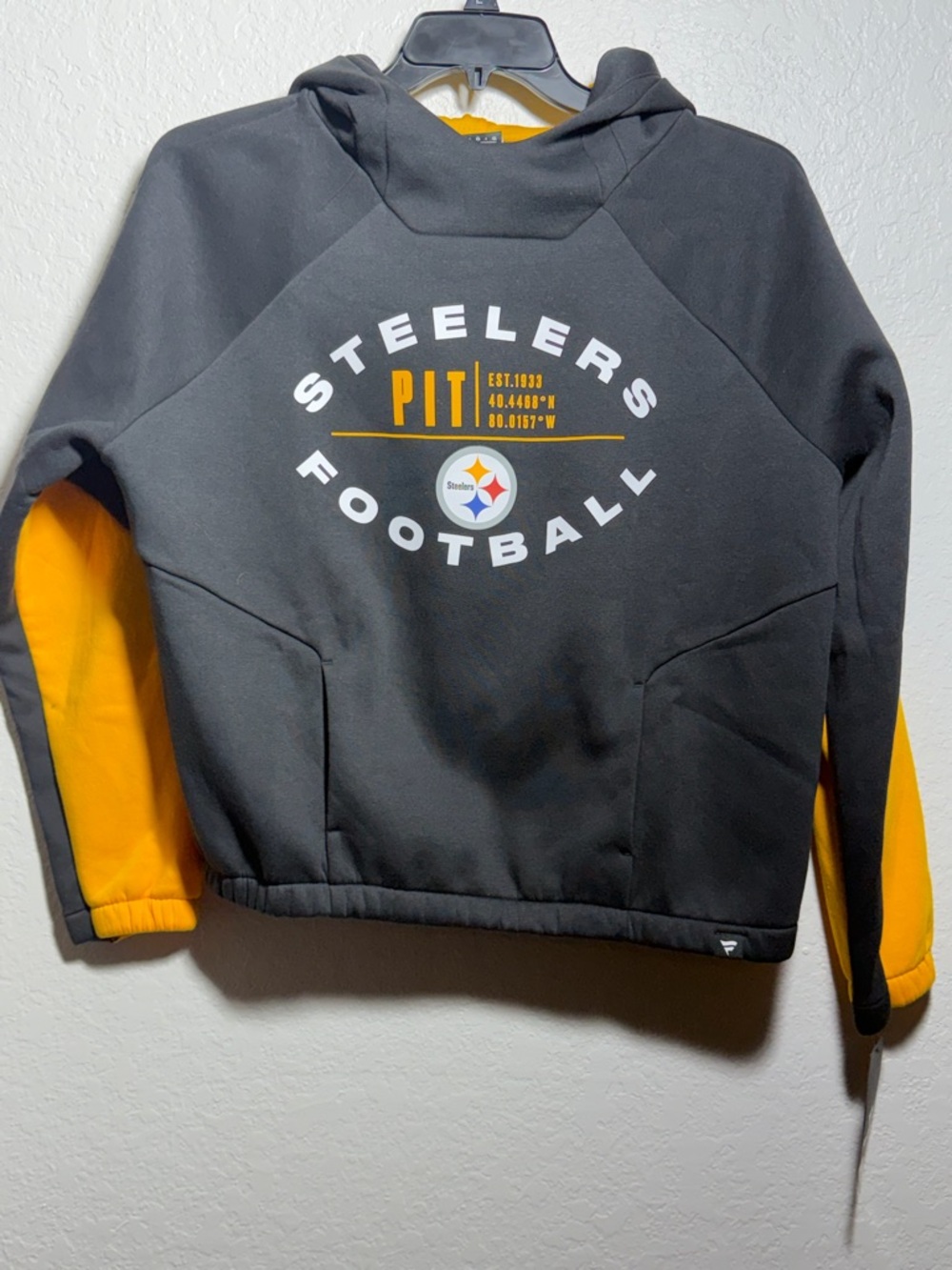 Women’s Pittsburgh Steelers Hoodie Jacket - Black & Gold